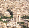 Paris from the top of the Eiffel Tower