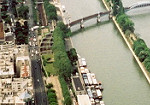 The Seine, from the top of the Eiffel Tower