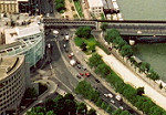 The Seine, from the top of the Eiffel Tower